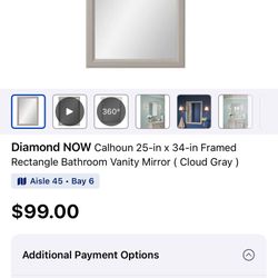 Brand new In Box Vanity Mirror 