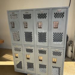 Large Commercial Set Of Lockers Heavy