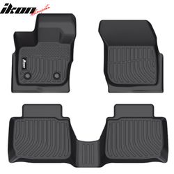 Fits 2017-2020 Ford Fusion & Lincoln MKZ All Weather 3D TPE Floor Mats Liner Carpets