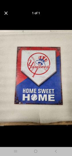 New York NY Yankees Baseball Team Home Base Metal Sign 