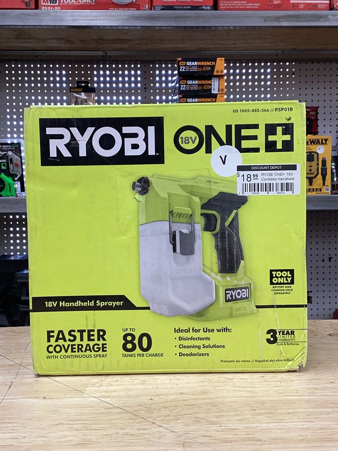 RYOBI ONE+ 18V Cordless Handheld Sprayer (Tool Only)