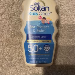 Boots Soltan Kids Once Suncare Spray 