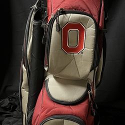 Ohio State Buckeyes Team Effort Golf Cart Bag 14-Way