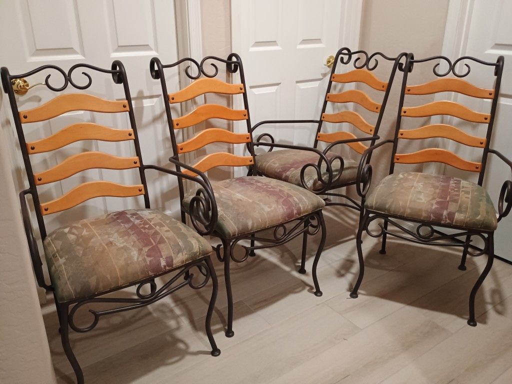 Dining CHAIRS Wrought Iron. Deer Valley 67th Ave 85310