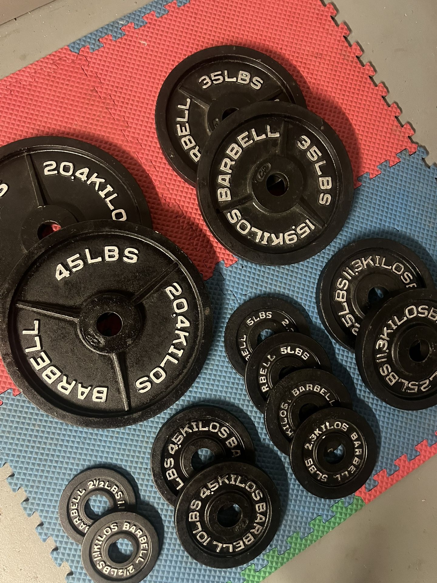 2 Inch Olympic Weight Set With Weight Tree