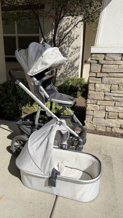 Uppababy Vista V2 Stroller with Bassine (with upper adapter)