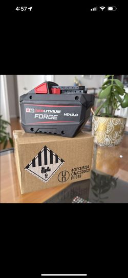 New batteries for Milwaukee tools  M18 and m12