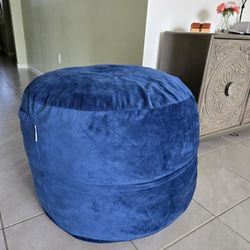 3ft Wide Bean Bag Chair Blue
