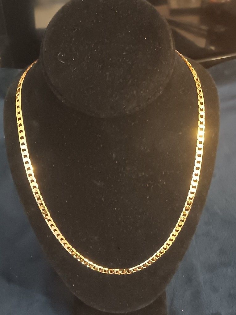 18k Gold Plated Sterling Silver Necklace