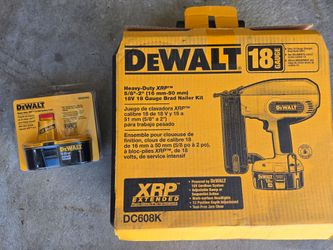 18 gauge Brad nailer and spare battery. 18V. Brand new