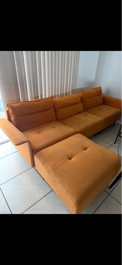 Orange couch