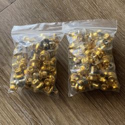 JNC051 Gold Lip Rivets For 18inch Wheel 100 Total