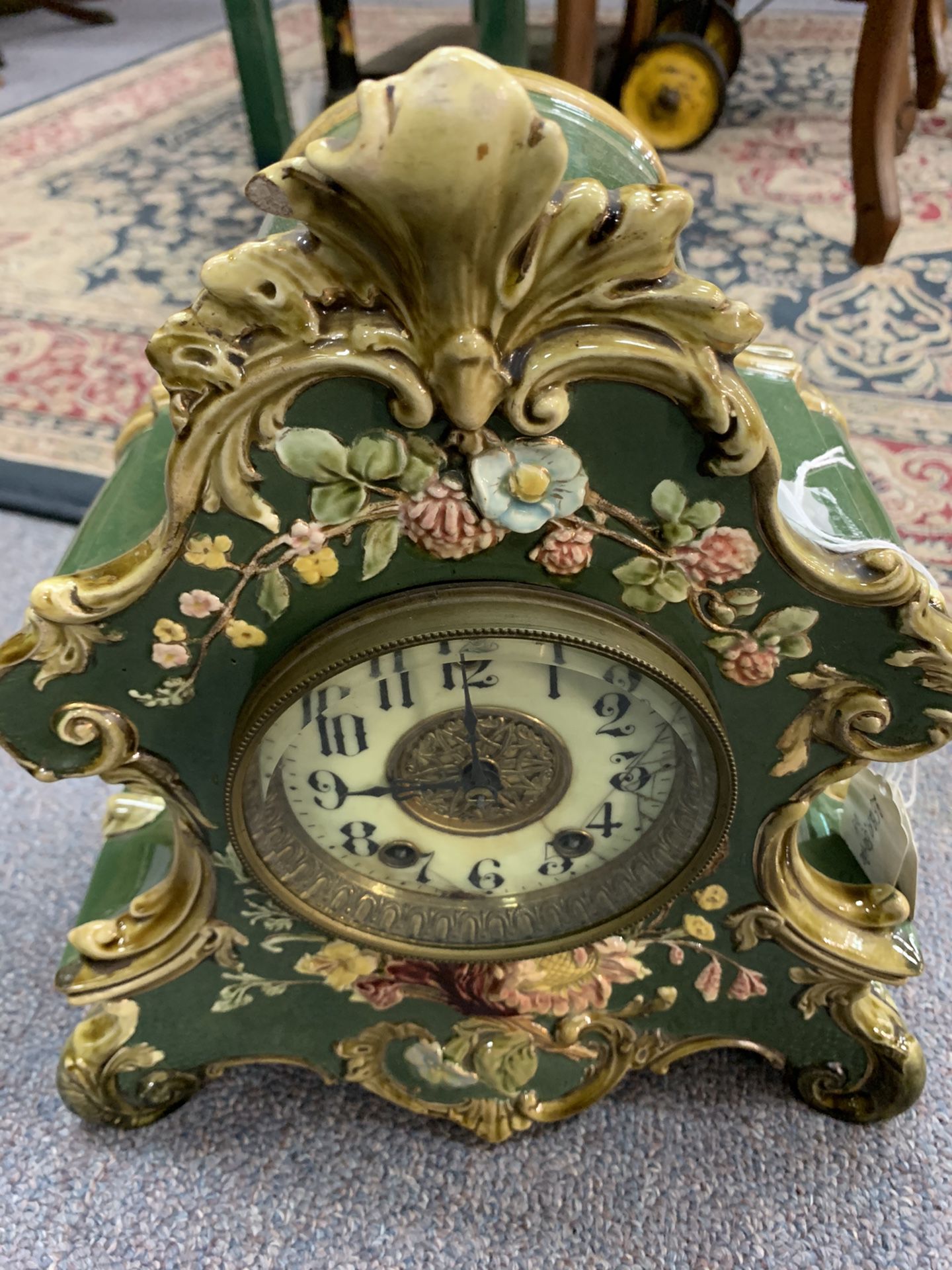 Vintage 50’s Antique Ceramic Clock
