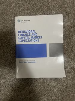 Behavioral Finance And Capital Market Expectations