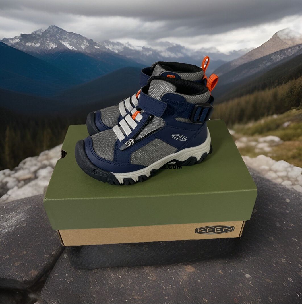 KEEN Navy/Grey Size 10 Targhee Boundless Boots