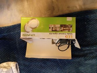 LED lights on your cabinet light kit