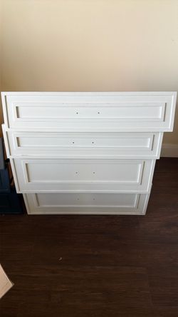 White 30” Drawers for kitchen cabinets