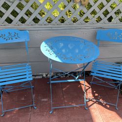 Bistro Set, Small Table And Chairs