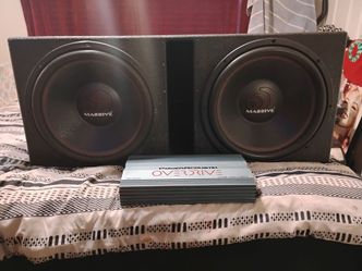 2 Massive GTX154 15-inch, Amp, Box