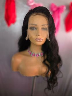Human hair wig 13x6 lace front  body wave  new  26"