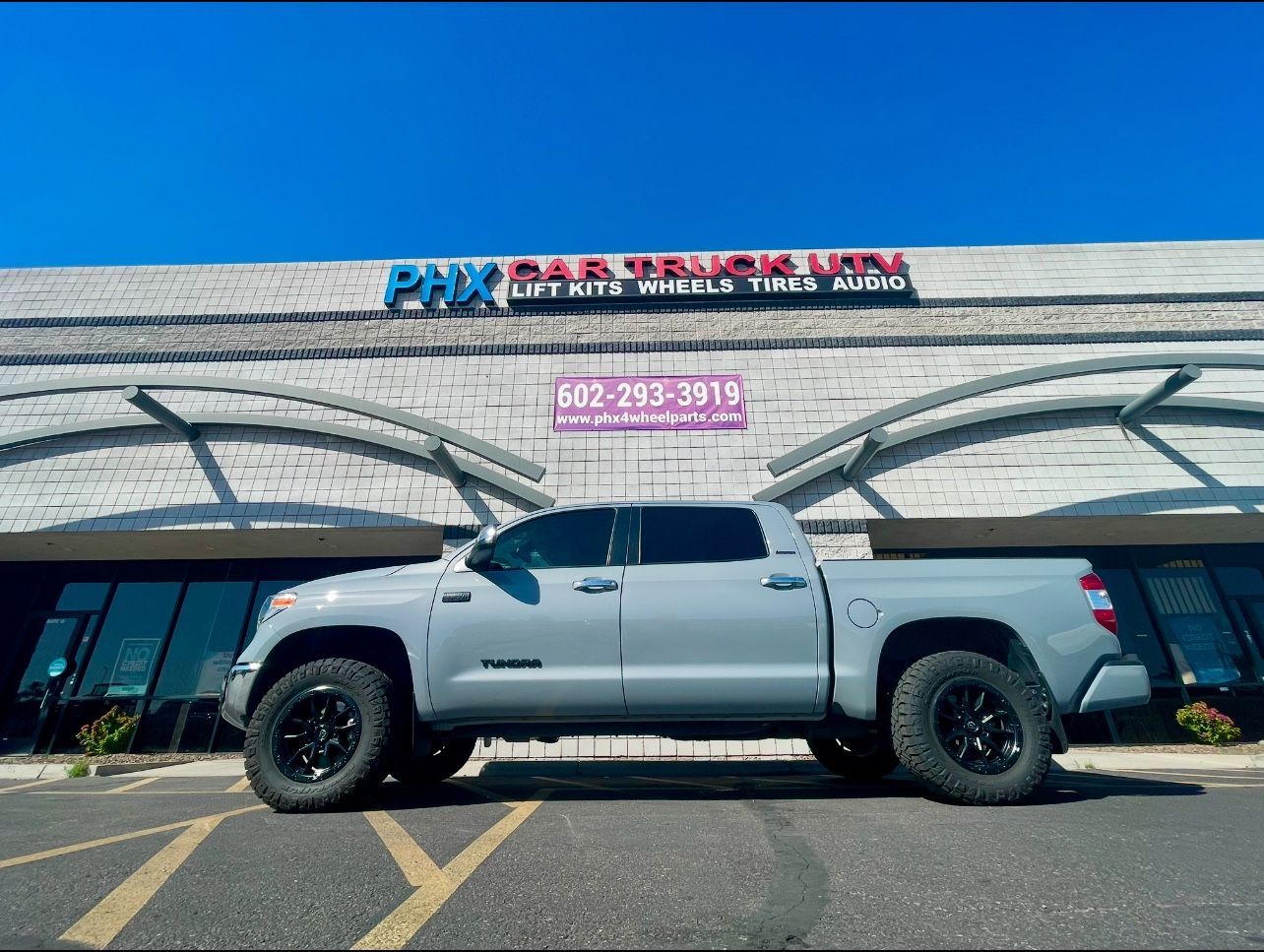 Toyota Tundra Wheels Tires Leveling & Lift Kits Accessories intakes Side Stows Bed Covers Air-bag Kits Installations. (WE Finance)