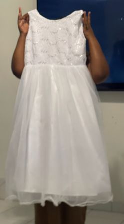 Kids white dress ( church or school graduation)