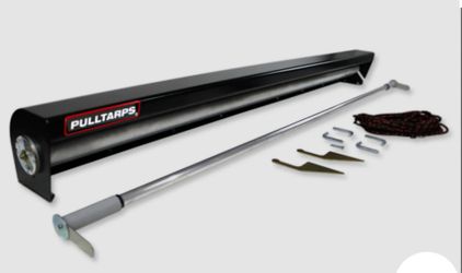 Pulltarp 93-inch semi- automatic arm-equipped tarp system with tarp