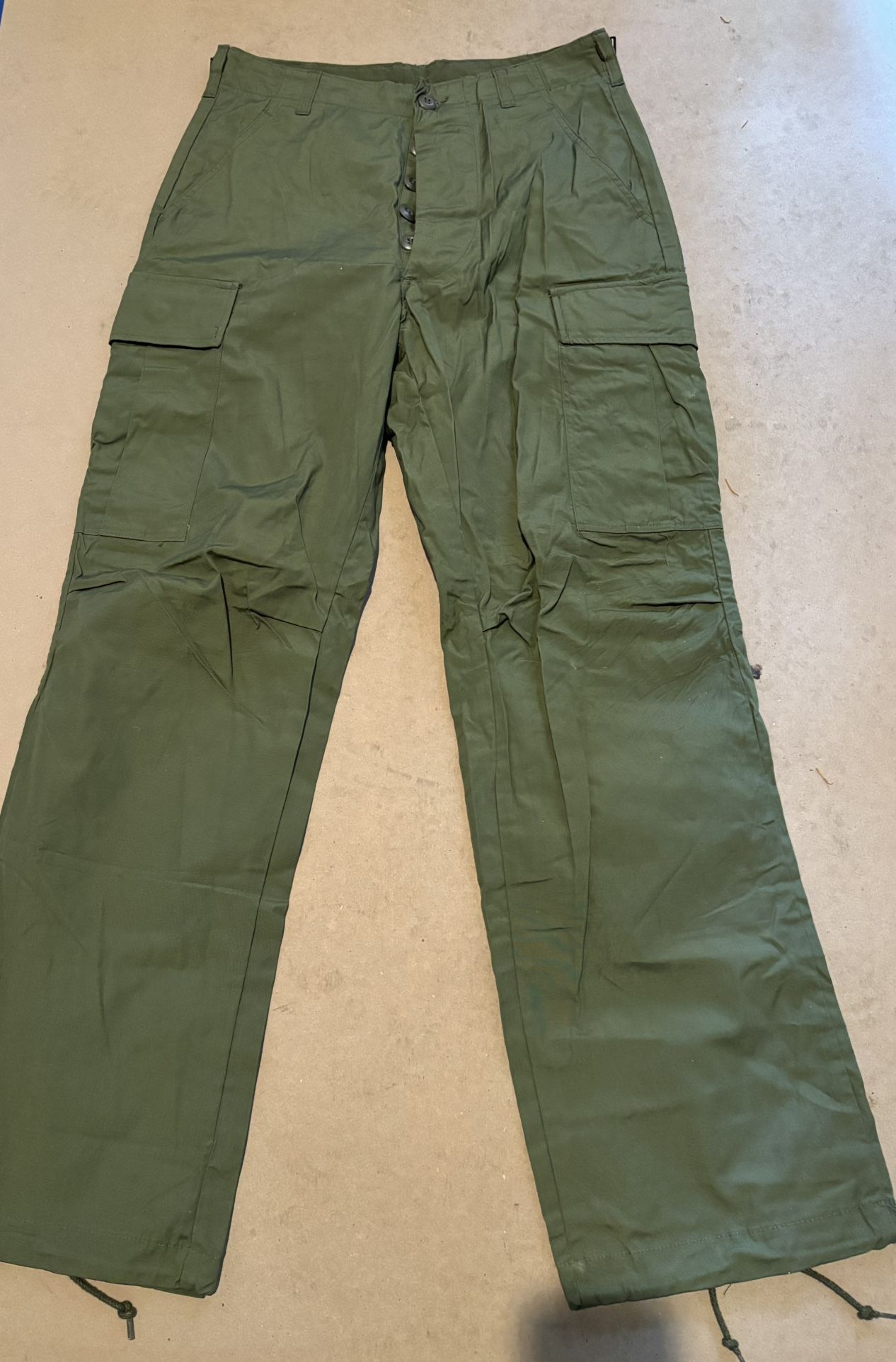 Vietnam Era OG 107 Jungle Fatigue Pants, Excellent, 2nd Pattern 