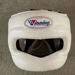White Winning Japan Headgear Full Mask