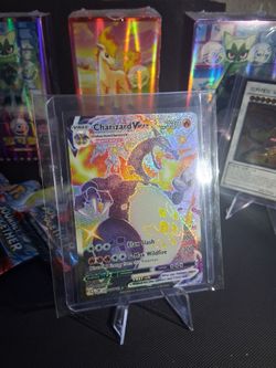 Charizard Vmax SUPER CLEAN GURANTEED PSA 10 OR EVEN BLACK LABEL SV107/SV122