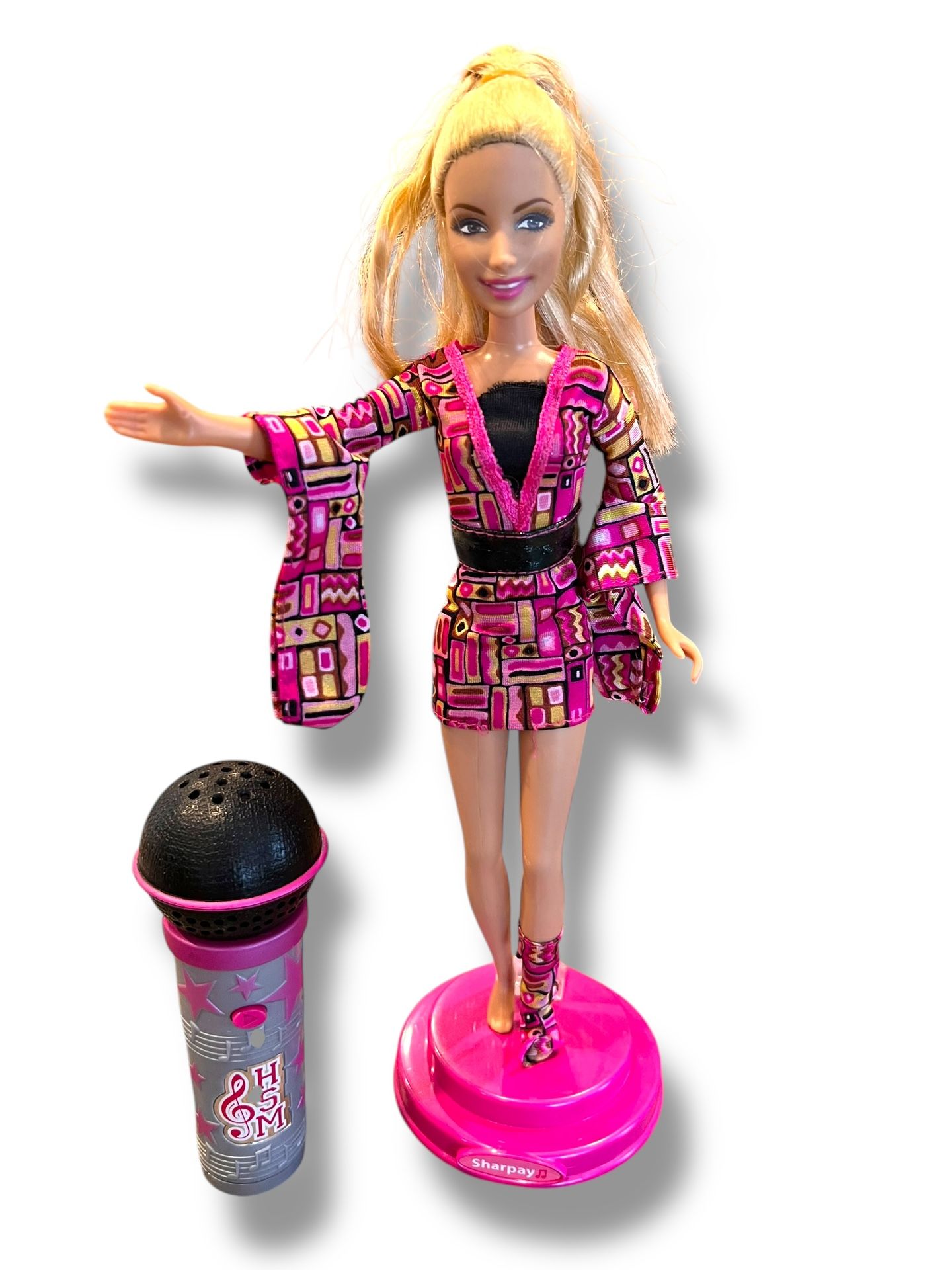 High School Musical 3 Sing Together Barbie Doll Sharpay HSM 2008- One Sock