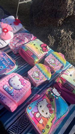 Hello Kitty, mini backpack and lunch bag