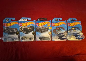 Hot Wheels DC Batman Lot of 5