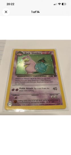 Dark Slowbro 12/82 Team Rocket Set Holo Rare Pokemon