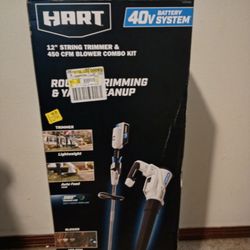 Hart 12" String Trimmer And 450 Cfm Blower Combo Kit 