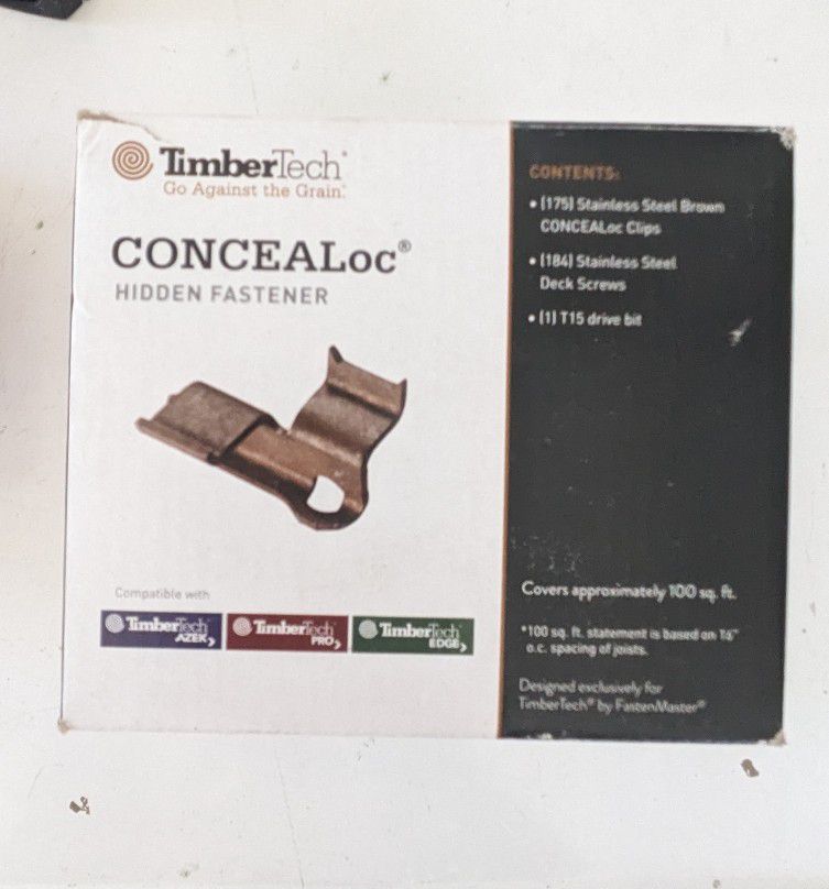 TimberTech CONCEALoc Hidden Fasteners
