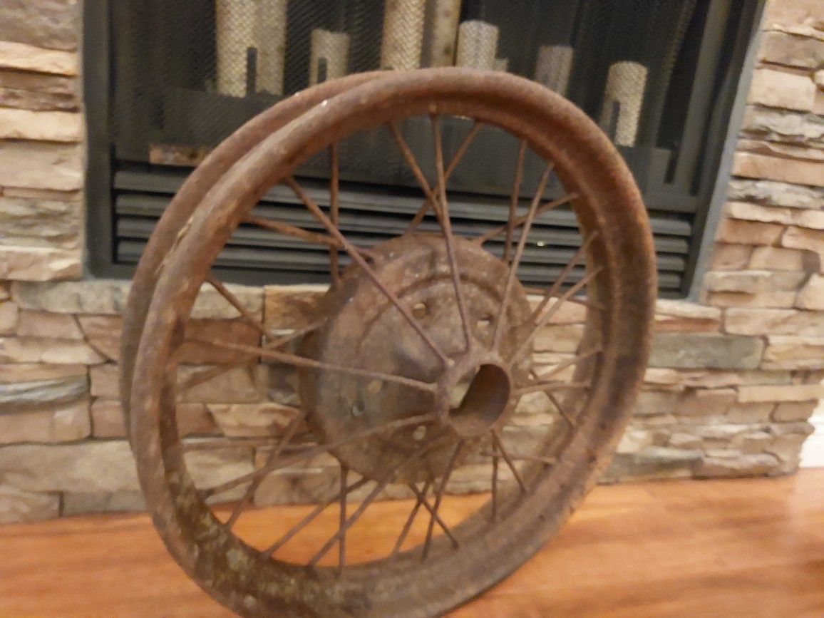 Antique Model T wheel