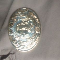 Oklahoma's 75th First Edition Diamond Jubilee Belt Buckle 