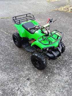 Quadwheeller, fourwheeler 49cc gas, for kids