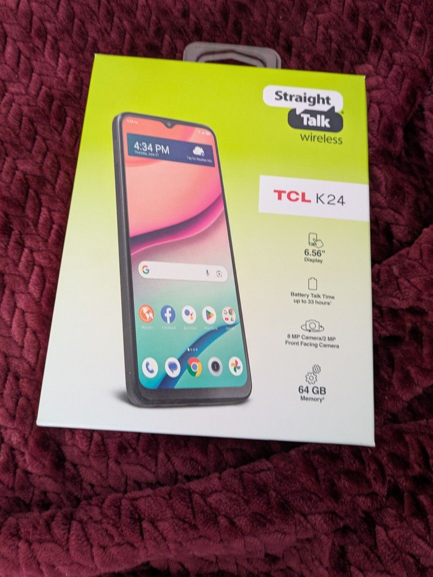 TCL K24 Straight Talk Phone Brand New