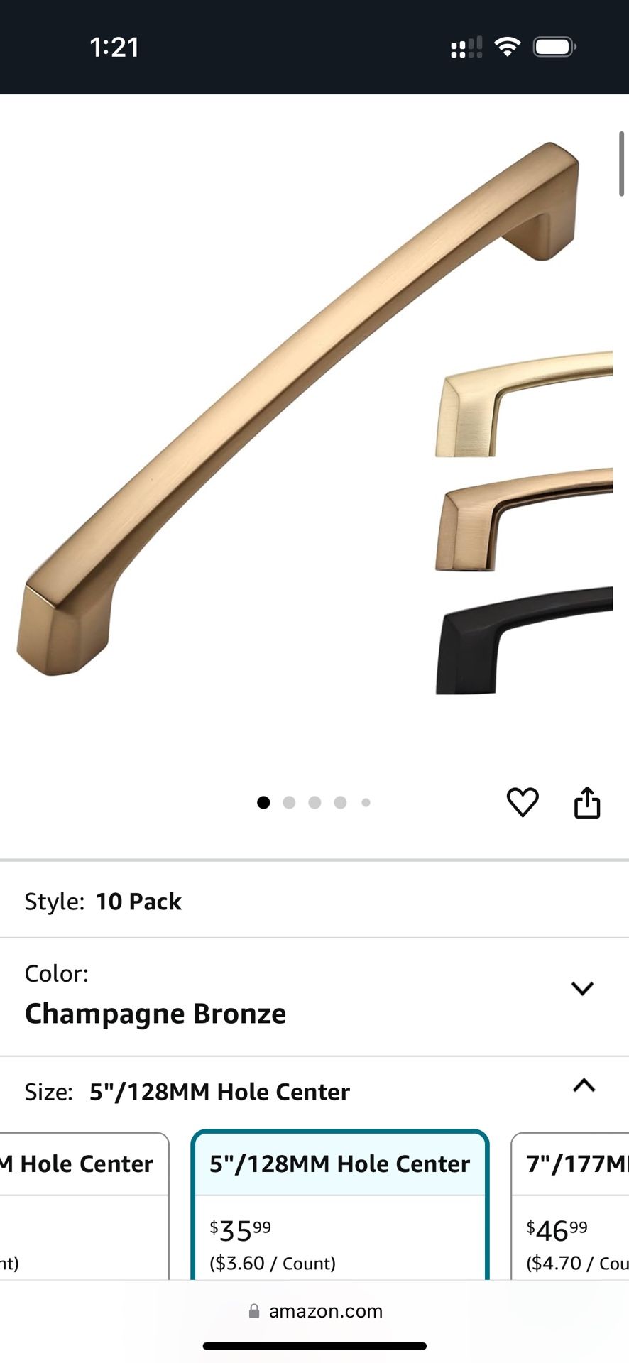 Cabinet handles