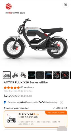 AOTOS FLUX X26 Pro Series eBike