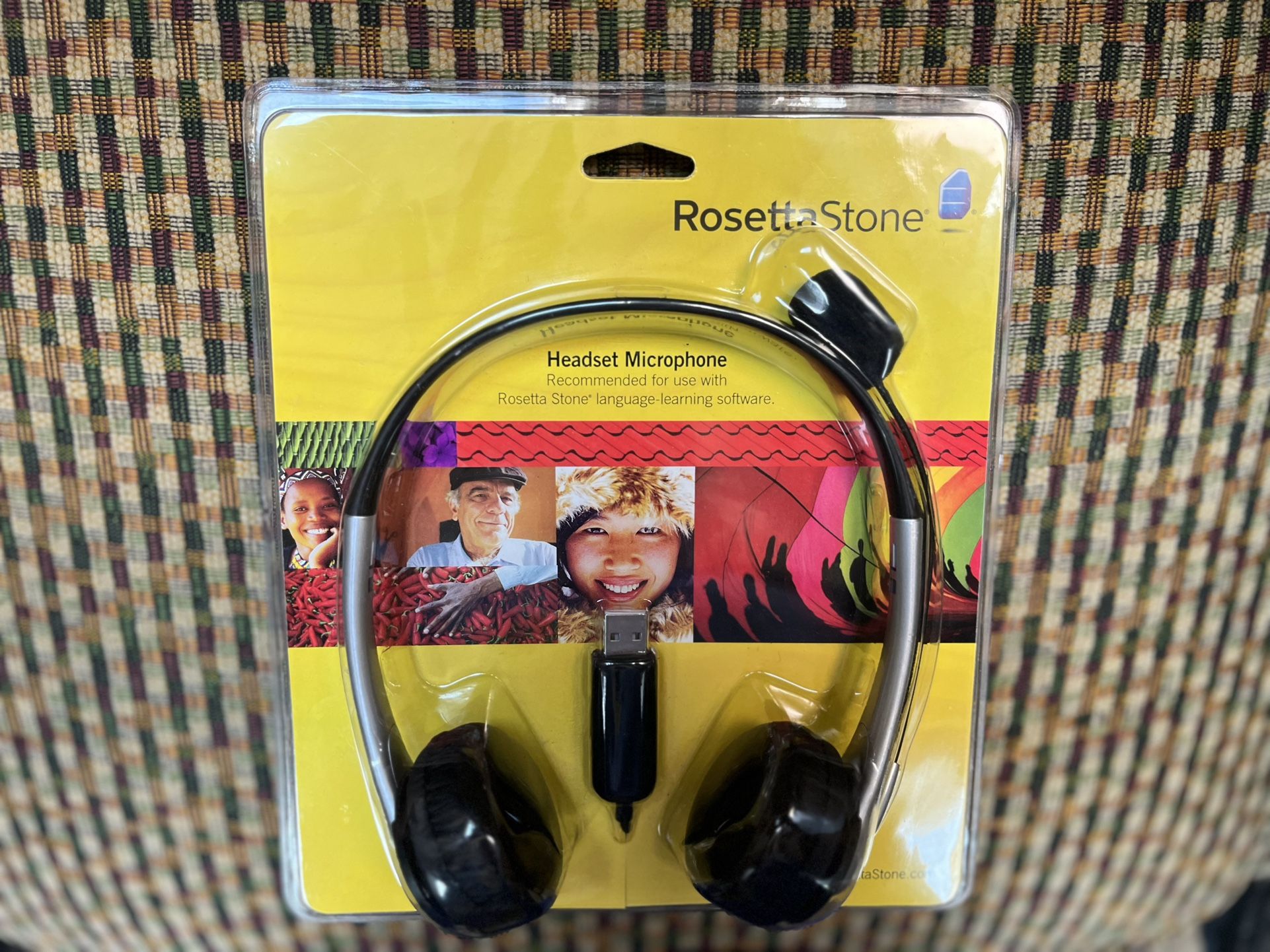 Rosetta Stone headset & Microphone. (NIB)
