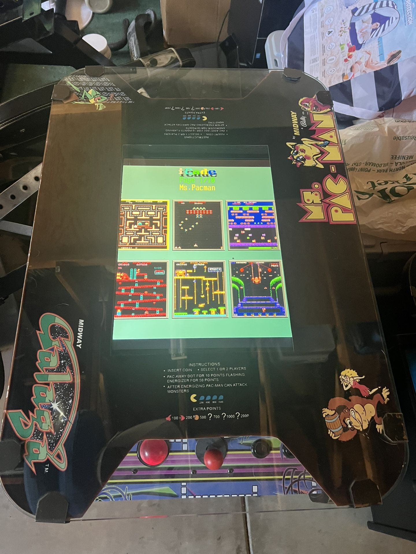 Multicade 60 Games Ms Pacman With Trackball