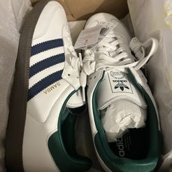 Adidas samba white,blue,green Colorway size 11
