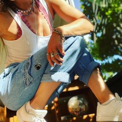 Vintage 1980’s Small Drawstring Denim Pants 👖 