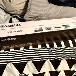 Yamaha ATS-1090 Soundbar System (New Open Box) – Dolby Audio | Wireless Sub Ready | 160W Bass | HDMI ARC | Clear Voice Pro | Bluetooth | 4K HDR