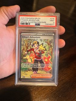 PSA 9 DESTINED RIVALS #236 ETHAN'S ADVENTURE SPECIAL ILLUSTRATION RARE