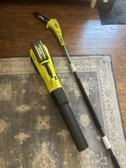 Ryobi 40v Blower And Pole Saw