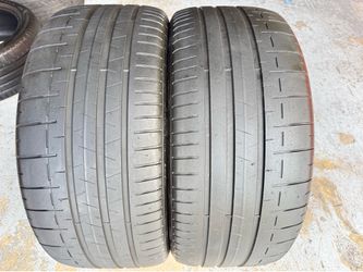 Two Tires 285/40/22 Pirelli P Zero Corsa with 60-75% Left Good deal•